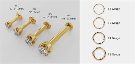 18 gauge nipple piercing|How To Measure Your Nipple Piercing Body Jewelry.